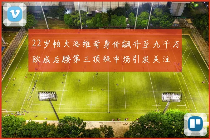 22岁帕夫洛维奇身价飙升至九千万欧成后腰第三顶级中场引发关注
